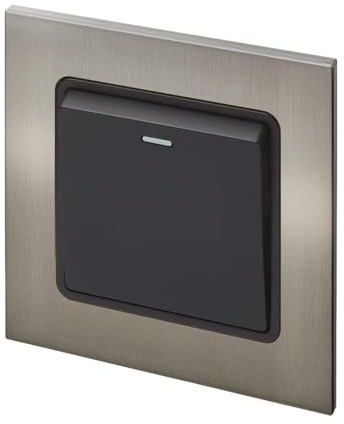 Retrotouch Aura Rocker 1G 2W - Brushed Nickel