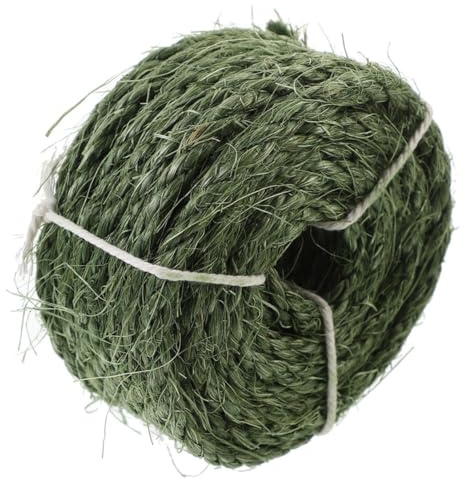 Toyvian Natürliche Verschleißfeste Sisal Hanfseil Ersatzrolle für Katzenkratzbaum Robustes Katzenzubehör zum Schutz von Möbeln und DIY Kratzstamm