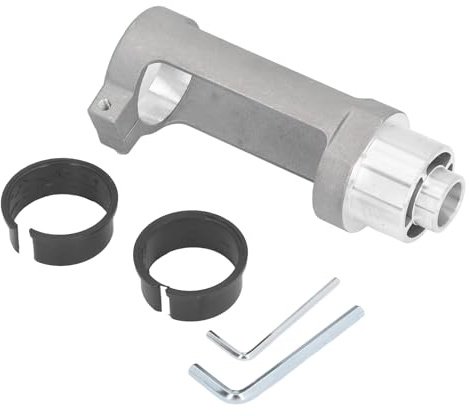Adattatore per Trapano Foro Quadrato 20 mm Attacco in Lega di Alluminio Diametro Esposto 38-43 mm per Mobili Fai da Te Montaggio Semplice