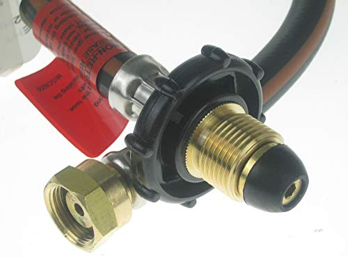 20 Long Gas Bottle Quick Fit Connecting Hose UK Q-FIT POL x W20 Connector for LP LPG Propane 20 inches