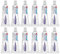Crest 3D White Brilliance Toothpaste, Vibrant Peppermint, Travel Size, 0.85 Oz (24G) - Pack of 12