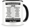 Samunshi® Versicherungskaufmänner sind Tasse Beruf Geschenk Kaffeetasse Teetasse Kaffeepott Kaffeebecher Becher Versicherungskaufmänner sind... 300ml schwarz/schwarz