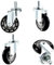 Salon Trolley Cart Chair Caster Wheels (Set of 4), Hair-Free Rolling Casters for Stool Chair, Hair Stylist Color Table Tray, Spa Beauty Furniture Equipment