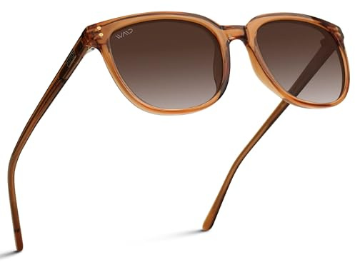 WearMe Pro Polarized Classic Retro Flat Square Unisex Sunglasses