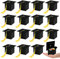 KESOTE 24Pcs Graduation Favour Boxes for Class of 2025 Graduation Gift Boxes With Yellow Tassels Decorations for Grad Party Celebrations