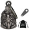 Dream Apparel Motorradglocke für Biker, schwere Geisterglocke, Zubehör und Schlüsselanhänger für Glück (DBL6-L Biker-Engel)