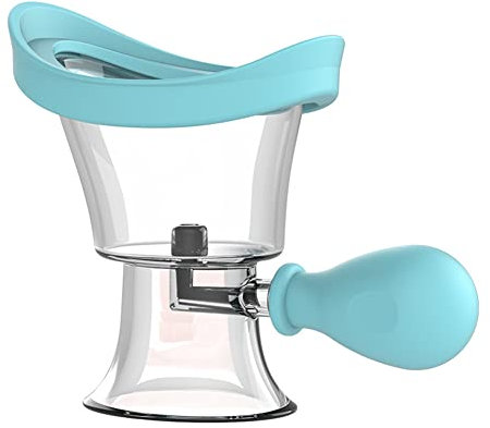 URFEDA Silikon Augenbadebecher Silikon Augen Bade Tasse Weiche Augenbadewanne Wiederverwendbare Augenspülschale Badewanne Tragbare Augen Waschschale für Augenreinigung Brillen Zubehör Pflege Blau