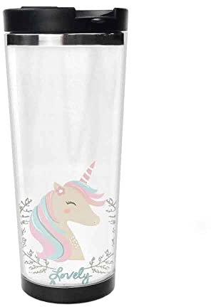 963 Tasse À Boire Isotherme Mignon Belle Licorne Bouteille Isotherme Réutilisable Voyage Mug 100% Étanche Mug Isotherme Pour Thé Travail Noël Café Froid