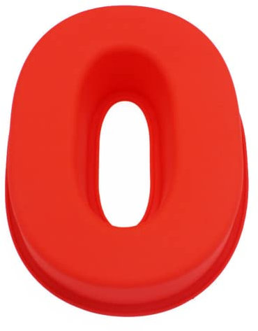 ansu 10 Inch Number 0~9 Silicone Cake Mold Digital Non Stick Cake Bakeware Mould Pan Decor (0)