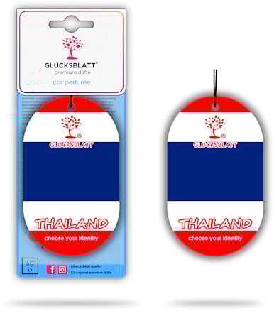 Lucky Leaf Premium Car Fragrance Car Perfume Flag Thailand