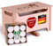 COZY - Die sichere Teelichtheizung, Teelichtofen inklusive 18 Premium Teelichter aus Rapswachs