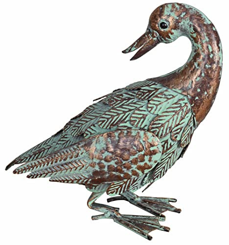 Dekofigur Ente Metall Gartenvogel Gartendeko Gartenfigur Laufente Eisenente ahh107 Palazzo Exklusiv