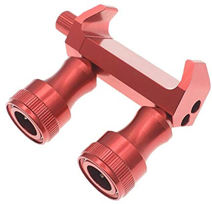 Dasertoe Fahrradpedalhalter, Schnellspanner, Adapter für Klapprad, Sattel, Pedale, Halterung für Fahrradpedale, Rot