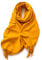 KARMA.DIEM Cashmere Merino Mix - Super Weicher XXL Schal - 180x65cm - Made in Spain - Unisex - Pashima/Stola/Extra Breit für Mann & Frau (gelb)