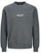 JACK&JONES Herren JORVESTERBRO Sweat Crew Neck NOOS Sweatshirt, Iron Gate, L
