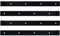 4 Penture Droite - Acier - Longueur 450 mm - Diamètre 14 mm - pour Volet Battant - Charnière pour Volet Battant Bois PVC - Fabrication Française