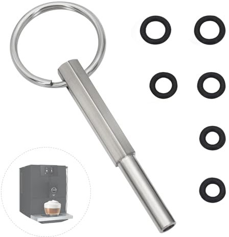 Kaffeevollautomat Ovalkopfschlüssel mit Schlüsselring - Ovalkopfbit Reparatur Werkzeug Kompatibel mit Jura/Krups/AEG Vollautomat kaffeevollautomaten, Praktisches Werkzeug für Kaffeemaschinenwartung