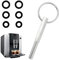 Llave de Cabeza Ovalada para Máquinas de Café Automáticas - Herramienta de Reparación Compatible con Krups/AEG/Jura, Fácil de Usar, Portátil, Ahorra Tiempo, Ideal para Mantenimiento de Cafeteras