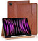 Vkooer Custodia per iPad Pro 11 pollici 2022/2021/2020/2018 Cover Protettiva Pelle PU con Auto Svegliati/Sonno e Supporto Funzione Apple iPad Air 6 Flip Tasca Case, Marrone