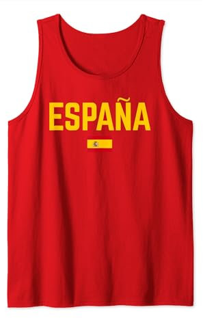 ESPAÑA Bandera | Hombres Mujeres Niños ESPAÑA Camiseta sin Mangas