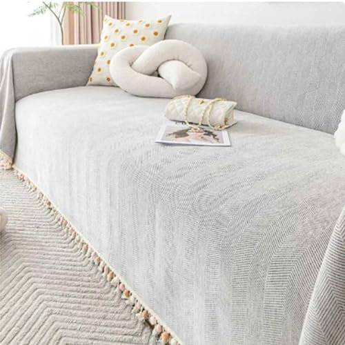 Extra große Sofa-Überwurf, weich und stilvoll, Überwurf für Sofas, D180 x 400 cm