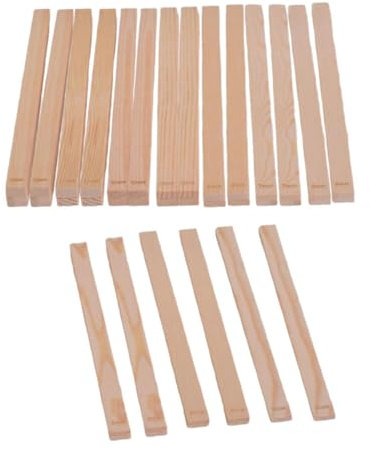 F Fityle Strisce di misurazione Guide per mattarello in Legno Torte per Spessore Artigianato Portatile Uso Domestico Utensile per Ceramica Attrezzi per, Style C