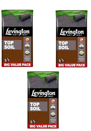 Big Value Pack Top Soil Peat Free 30L Pack of 3