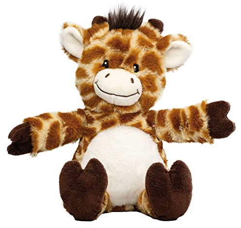 welliebellies® Wärmekuscheltier | groß | Giraffe | herausnehmbare Bio-Hirse-Füllung | im Ofen oder in der Mikrowelle erwärmen | bis zu 90 min Wärme