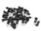 Cpolebev 100Pcs CPU Heatsink Mount Pin Cooler Cooling Fan Fastener Mounting Clip for 775/1150/1155/1156/1366 Socket