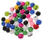 HEALSOPTHY 50stücke Bunte Mini-Glocken Aus Metall Jingle Bells Für Weihnachten Basteln -schmuck Dekoration Für Party