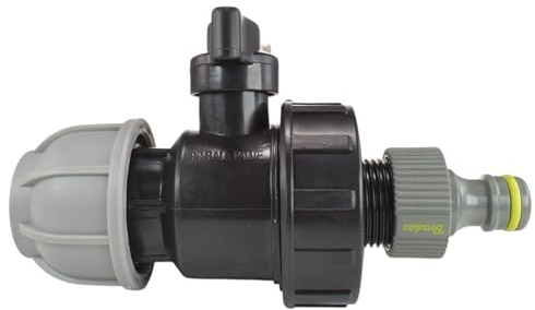 Mdpe Water Supply Pipe Outlet Valve to Garden Hose Fitting,Kits for 20mm,25mm and 32mm Pipe,Ideal for a Quick and Easy Water Supply Outlet (32mm)
