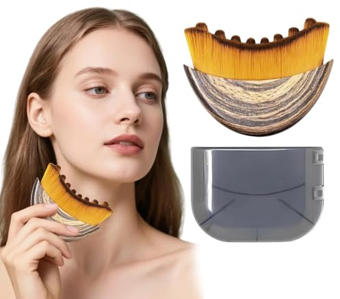 Lymphatic Drainage Brush, Face Brush Lymphatic Drainage, Gua Sha Brushes, Facial Sculpting Tool for Chin and Jawline, Facial Massage Toolfor Daily Skincare and Spa Treatments