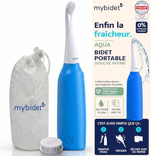Bidet Portable – Douchette WC Portable pour Hygiène Intime, Bouteille Périnéale Post Partum, Douchette Intime Maternité, Bidet Voyage