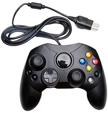 GOZAR C-Funn Klassischer Joypad-Controller, Kabelspiel-Controller, Schwarz, für Xbox-Konsole