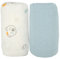 BabyCalin - 2er Set Spannbettlaken Bär/Blau 70x140x17cm