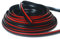 Fender Flares Edge Trim for Car and Truck Wheel Wells, Rubber Seal/Gasket for Fender Flares Universal, Bonds w/ 3M Automotive-Grade Adhesive Tape, T-Style, 30’ Length