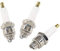 HURI 3x Zündkerze für Rasenmäher und Rasentraktoren Briggs & Stratton 293918 298809 492167 802592 992300 wie RJ19LM, B4LM, W9EO