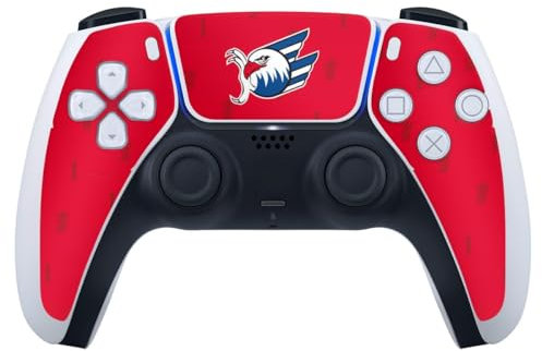 DeinDesign Skin kompatibel mit Sony Playstation 5 Controller PS5 Folie Sticker Logo Sport Adler Mannheim