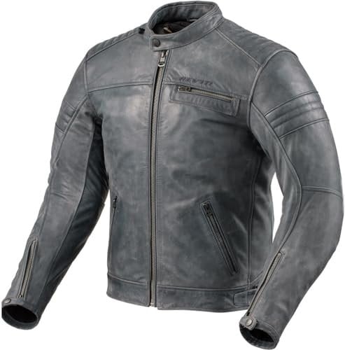 Revit Restless Motorrad Lederjacke, blau, 50