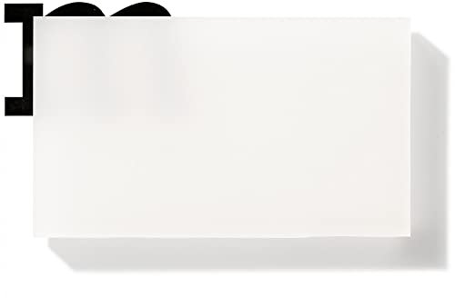 PLEXIGLAS® Satinice DC - Placa acrílica para iluminación (6,0 x 250 x 500 mm), color blanco