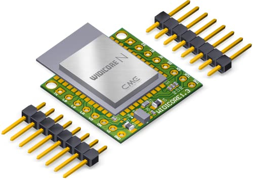 CME WIDI Core N – DIY Bluetooth MIDI (BLE) Breakout-Board für Entwickler – Integrierte Antenne & unbestückte Pin-Header für individuelle Integration – Nicht für CME Geräte-Upgrades