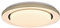 Reality Leuchten LED Deckenleuchte Atria R67041032, Kunststoff weiß/schwarz, inkl. 16 Watt LED, dimmbar, Fernbedienung, Starlight Effekt