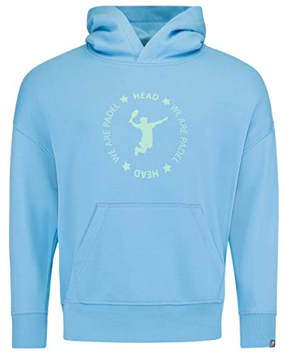 Head Padel Hoodie Unisex, Electric Blue, XS