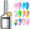Vishine 16ml Vernis à Ongles Semi-permanent Blooming Gel, Bloomin GEL Vernis Gel Soak Off UV LED pour Nail Art Manicure 006