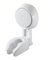 RtottiM Suction Shower Head Holder Adjustable Vacuum Handheld Shower Bracket No Drilling Waterproof Wall Mounted Shower Head Bracket for Bathroom Hotel-White