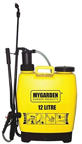 Optimal Products 5L, 8L Garden Pressure Weed Spray Bottle Hand Pump Water Plant Sprayer Portable UK (12 Litre)