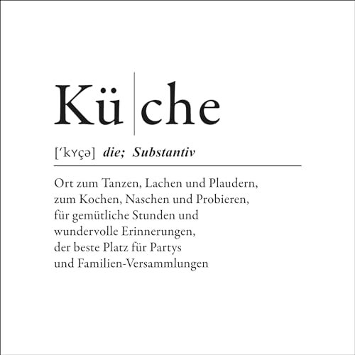 Pro-Art Glasbild Küche, 30x30 cm