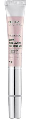 VT COSMETICS VT Cica Collagen Eye Cream - Augencreme mit Kollagen 300 Da, Cica und Dreifach Hyaluronsäure, Mikro-Vibration, 15 ml