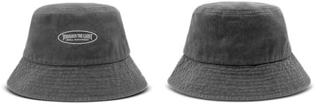 ATEEZ Unisex-Erwachsene Official Tour Merch Acid Wash Bucket Hat Schlapphut, Dunkelgrau, Einheitsgröße