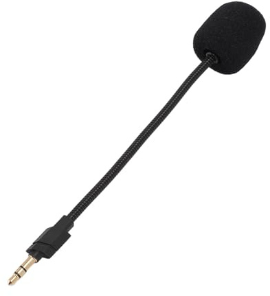 Microphone de Jeu, Microphone pour Casque Compatible avec Les Casques de Jeu sans Fil G733, Réduction du Bruit, Micro de Jeu de Remplacement, Microphone 3,5 Mm, Prise Jack 3,5